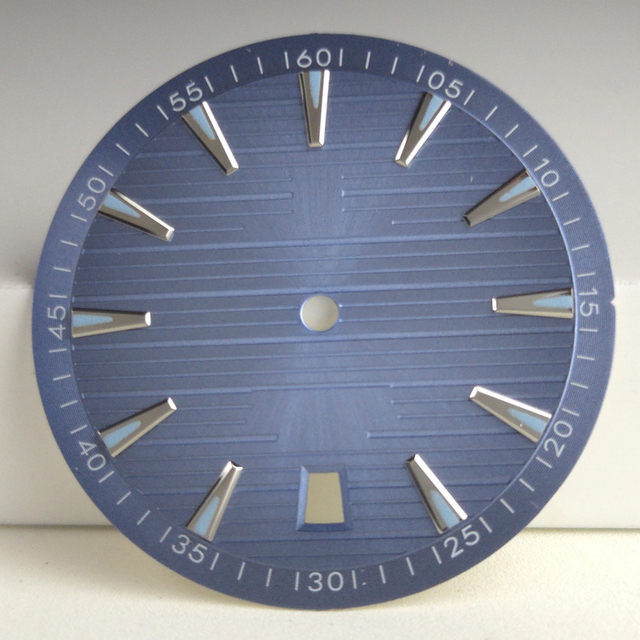 Sterile 33.5mm Watch Dial with Luminous 6 O'clock Calendar OEM NH35 Movement Compatible Sterile Dial Wristwatch Tools & Parts