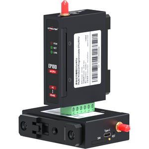 Enrutador de módem M2M Modbus MQTT SIM Bandas globales opcionales RS485 4G LTE DTU Convertidor de serie a celular para SCADA - Product Image 1