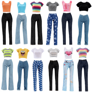 30 cm 1:6 Scale for <strong>Doll</strong> Clothes Trousers T-shirt Summer Foreign Trade Trendy New - Product Image 1