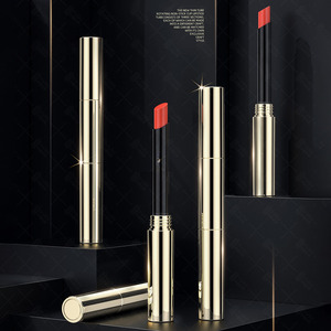 Tubo <span class=keywords><strong>de</strong></span> Lápiz Labial <span class=keywords><strong>de</strong></span> Plástico y Aluminio, Pequeño, Delgado, con Tacón Redondo, para Maquillaje, Envase Vacío para Lápiz Labial - Product Image 4