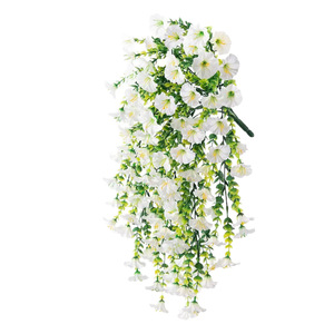 Guirnalda de Flores Artificiales Realistas de Eucalipto y Gloría de la Mañana, para Decoración de Jardín, Hogar, Bodas, Paredes y Guirnaldas - Product Image 5
