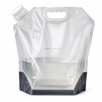 Pochette Doypack avec bec verseur et bouchon, haute résistance à l'humidité, pour emballage de liquides (jus, bière) 1L 2L 5L, en feuille d'aluminium imprimée sur mesure