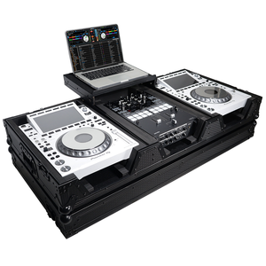 Hoạt Động Hiệu Suất Hộp Đựng Máy Bay DJ Tiện Dụng Cho Pioneer 2X CDJ-3000 Máy Trộn CD Và DJM-900NXS2 Có Bánh Xe & Kệ Máy Tính Xách Tay - Product Image 6
