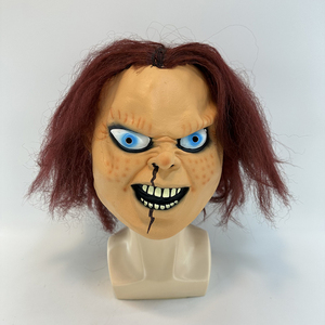 Venta al por mayor máscara <span class=keywords><strong>de</strong></span> terror mascarada Cosplay fiesta Props miedo bebé <span class=keywords><strong>Chucky</strong></span> fantasma muñeca máscara espeluznante máscara <span class=keywords><strong>de</strong></span> Halloween - Product Image 3