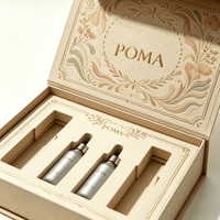 Boîte cadeau magnétique en kraft personnalisée de luxe avec logo estampé à chaud pour coffret d'huiles essentielles, marché américain