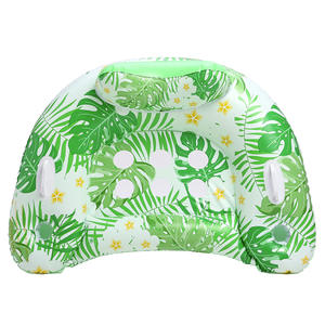 Canapé flottant gonflable en forme de coquille de tortue, en PVC, avec porte-gobelets, chaise longue d'extérieur - Product Image 4