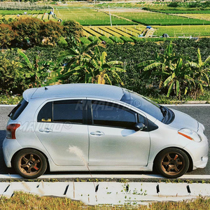 Per Toyota Yaris 2008 -- Spoiler sul tetto del 2013 anno stile fabbrica Kit carrozzeria alare posteriore accessori in plastica <span class=keywords><strong>ABS</strong></span> - Product Image 4