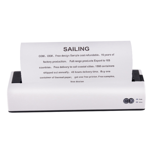 Mobile Printer Mini A4 Thermal Portable Printer for Android IOS Mobile Phone