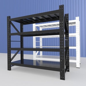 Estanterías Metálicas Reforzadas Industriales, <span class=keywords><strong>Estantes</strong></span> de Almacenamiento de Hierro Ligero para Almacenes y Talleres - Product Image 2