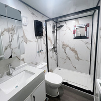 Casa Contenedor Expandible de 40 pies, 4 Dormitorios, Villa Familiar Modular Prefabricada de Lujo, Baño Doble, Casa de Jardín, Casa de Vacaciones
