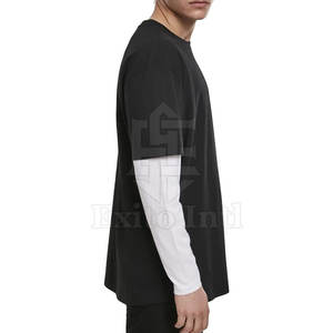 เสื้อยืดกอล์ฟผู้ชายแห้งเร็วเสื้อเจอร์ซีย์แขนยาวสองชั้นแห้งเร็วออกแบบโลโก้ได้ตามต้องการ - Product Image 4