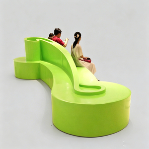 Durable Integrated <b>Planter</b> Chair Artistic Public Seating for Cinema Exterior Rest Space - Product Image 4
