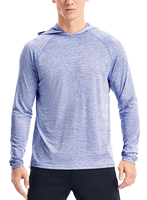 Nouveau logo personnalisé – Sweat à capuche léger à manches longues pour homme, séchage rapide, idéal pour l'entraînement