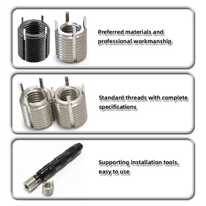 Ốc vít thép ô tô khóa Khóa chủ đề chèn 304 dịch vụ gia công dây chủ đề chèn M12 để M10 chủ đề chèn cap - Product Image 5