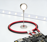 Cable Eléctrico RVB Rojo y Negro de 2 Pines, 12 14 16 18 20 22 AWG, Aislamiento de PVC, Cobre Desnudo, Cables de Alimentación LED