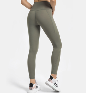 Leggings de Yoga de Cintura Alta para Mujer, Bolsillo Lateral con Solapa, Pantalones Deportivos de Yoga, Levanta Glúteos y Adelgaza, Transpirables, <span class=keywords><strong>DL126</strong></span> - Product Image 6