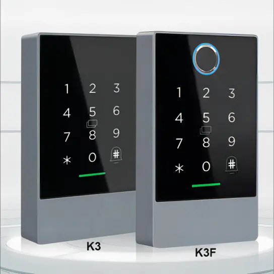 Kontrol ponsel pintar, kartu kendali jarak jauh sidik jari bluetooth kunci pintu pintar produk kontrol akses biometrik dengan aplikasi ttlock