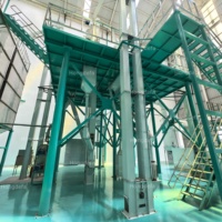 Usine clé en main de mouture de maïs de 150 tonnes/jour avec contrôle PLC