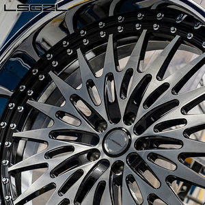 LSGZL personalizado 2 piezas rueda forjada 20 22 24 26 pulgadas rueda Sport Jante 5x130 5x114,3 5x120 ruedas de coche de pasajeros para coche de lujo - Product Image 3
