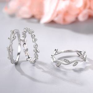 Anelli da donna in argento sterling 925 con zirconi cubici, pronti per la spedizione, MOQ basso (1 pezzo) - Product Image 4