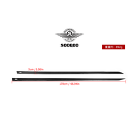 Extensions de bas de caisse en fibre de carbone préimprégnée pour BMW Série 5 G68 2024+ Style MP Version CN pour voitures à essence