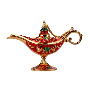 Classic Vintage Collectable Genie Light Aladdin Magic Genie Lamp for Sale Home Table Decoration Party Halloween Birthday