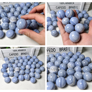 Esferas de Ágata Azul <span class=keywords><strong>en</strong></span> <span class=keywords><strong>Bruto</strong></span>, Piedras Naturales, 1 kg, Bola de Cristal para Decoración Única y <span class=keywords><strong>Propiedades</strong></span> Curativas - Product Image 6