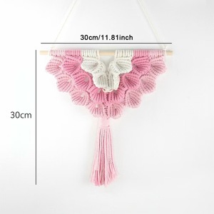 Atrapasueños hecho a mano hermoso amanecer, colgante de pared, macramé, colgadores bohemios, atrapasueños de algodón para decoración del hogar y la Oficina - Product Image 4