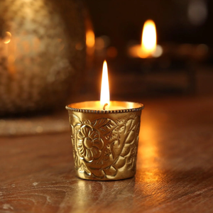 Hot Selling Best Quality Handmade Metal Glass Wax Filled Candle <b>Jars</b> for Home and Garden <b>Decoration</b> - Product Image 2