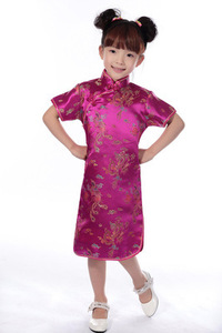 Bebé Qipao niña vestido Chi-Pao Cheongsam niños ropa niños vestidos Niñas Ropa boda <span class=keywords><strong>princesa</strong></span> vestido dragón <span class=keywords><strong>y</strong></span> Fénix - Product Image 6