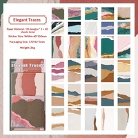 Lot de papiers vintage non collants à texture rétro pour scrapbooking, journal créatif, base de collage, bricolage et papeterie artisanale