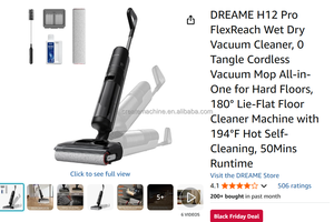 Aspiradora en Seco y Húmedo <span class=keywords><strong>DREAME</strong></span> <span class=keywords><strong>H12</strong></span> Pro FlexReach, Aspiradora Inalámbrica Sin Enredos, Trapeador Todo en Uno para Pisos Duros - Product Image 2
