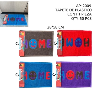 Tappetino porta in plastica 38x58 Cm colori assortiti Ecofriendly classico elegante portatile Premium - Product Image 1