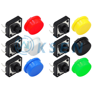 Công tắc cảm ứng mới và nguyên bản AI-KSEN nút 12x12x7.3H nút trong nước + nút màu nắp công tắc chèn trực tiếp 4 chân - Product Image 3