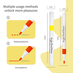 Maxwri Tự Làm Nghệ Sĩ Vẽ Trường <span class=keywords><strong>Highlighter</strong></span> Bút Thiết Lập Vĩnh Viễn 12/24/36/48/60/80 Màu Sắc Sơn Đánh Dấu Bút - Product Image 6