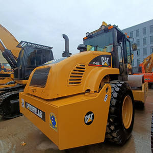 Rodillo Compactador Vibratorio Usado CAT CS683E, Rodillo de un Solo Tambor, Alta Eficiencia de Trabajo, con Motor - Product Image 5