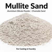 Sable de mullite, poudre de silicate d'aluminium, sable de chamotte pour la fonderie et la fonderie-metallurgie avec service de découpe sur mesure