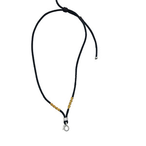 สร้อยคอเชือกถักมือเงินแท้ S925 พร้อมตัวล็อคปรับได้ สำหรับผู้หญิง สวมใส่ได้ทุกวัน ดีไซน์โดดเด่นเป็นเอกลักษณ์ - Product Image 5