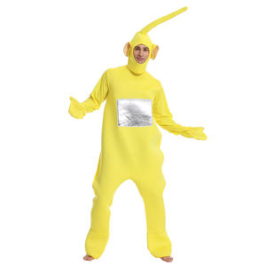 <span class=keywords><strong>ชุดเทเลทับบี้</strong></span>สำหรับผู้ใหญ่ สำหรับงานแสดงบนเวที ปาร์ตี้ฮาโลวีน กิจกรรมครอบครัว ชุดคอสเพลย์การ์ตูน ชุดจั๊มสูทและหมวก - Product Image 3