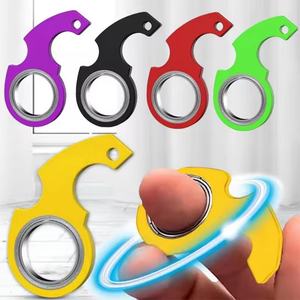 Ninja Karambit Spinner Fingertip Rotation Decompression Keychain Stress-Free Toy Spinning <b>Keyring</b> Fidget Key <b>Ring</b> Gift - Product Image 3
