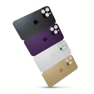 Cover Posteriore per Apple iPhone 14 Pro Max in Nero, Viola, Bianco, Oro e Viola Mauve - Product Image 2