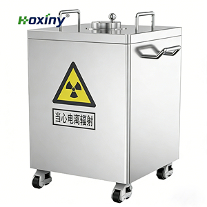 Contenedor de Residuos Radioactivos de Laboratorio |   Contenedor Blindado con Revestimiento de Plomo de 10L, 20L y 50L |   Empaque Seguro en Caja de Madera Contrachapada - Product Image 4