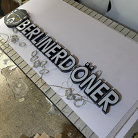 Letras 3D en Relieve para Exteriores, Letras de Canal con Retroiluminación LED Acrílicas, Resistentes al Agua IP65, Certificación CE, para Empresas y Parques, 12V, Gran Venta