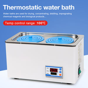 Neuankömmling Heizung Wasserbad Maschinen labor 2 Löcher Edelstahl ausrüstung Digital anzeige Thermostat isches Wasserbad Labor - Product Image 2