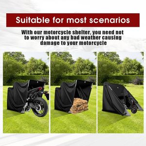 Abri de couverture de moto robuste de Protection de stockage de moto étanche 600D de haute qualité - Product Image 3