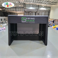 Tente de boîtier de simulateur de golf gonflable portable personnalisée en usine adaptée à l'intérieur et à l'extérieur