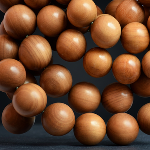 Bois de santal-chant-perles-collier/chapelet jap-mala/chandan-mala - Product Image 1