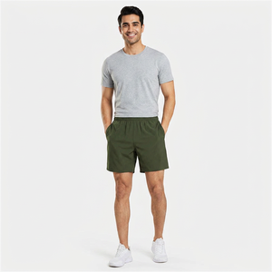 Pantalones Cortos Deportivos para Hombre con Logotipo Personalizado, MOQ Bajo, Transpirables, Elásticos, para Gimnasio, Envío DDP, Playa - Product Image 1