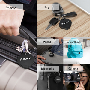 ISOOCO <span class=keywords><strong>Meilleur</strong></span> prix Traceur GPS IOS en plastique étanche IP67 avec écran OLED Contrôlable à distance Traceur de bagages - Product Image 6