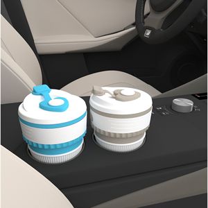 Silicone Folding Mug Solid Color Portable Drinkware For Adults Gift Use - Product Image 5